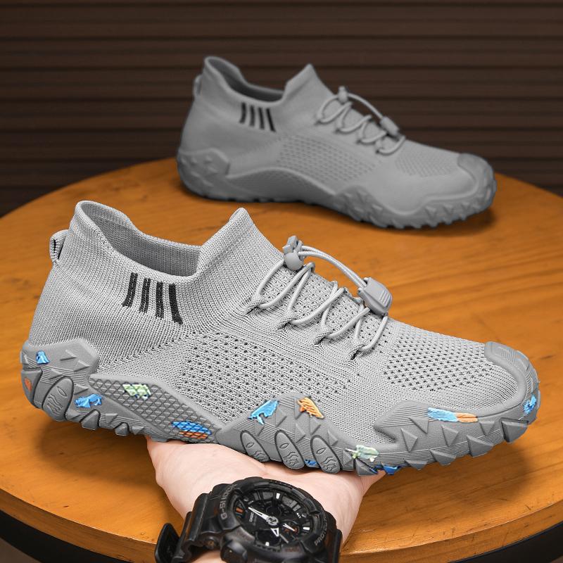 Outdoor Sport With Sticks - Spring Shoes for Man Breathable Knit