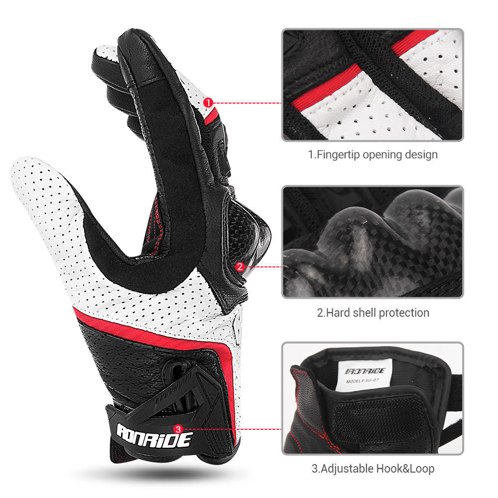 Motorcycle Gloves Leather Moto - Horse Riding Glove review and price