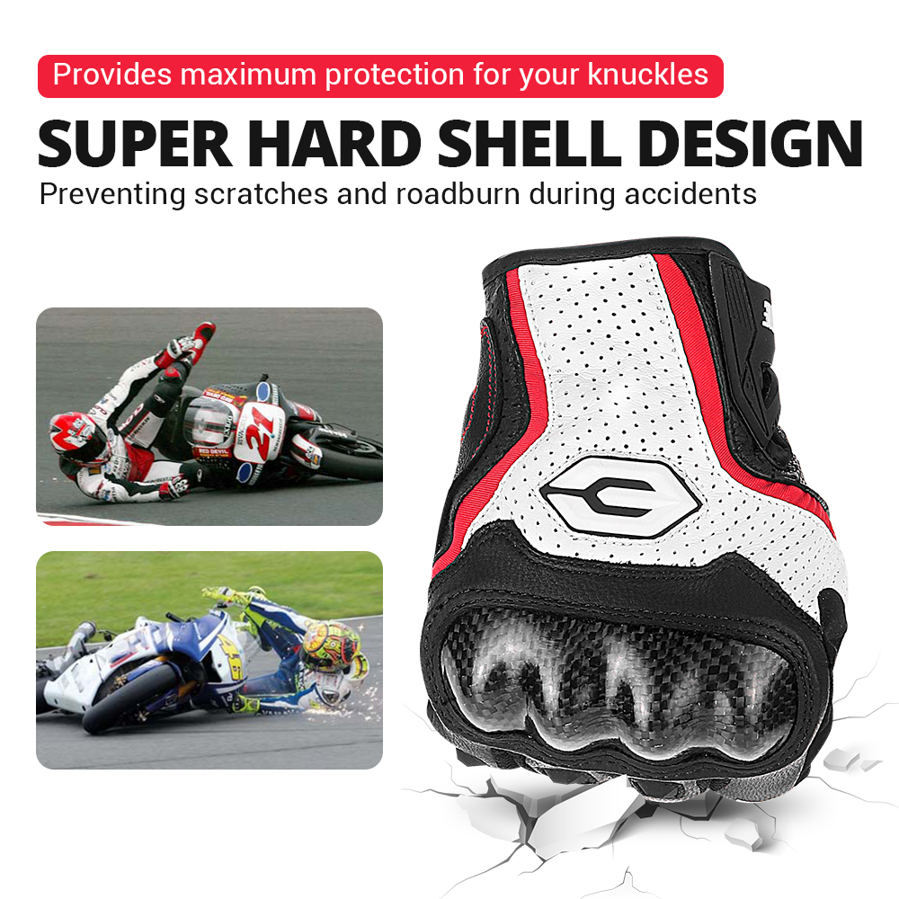 Motorcycle Gloves Leather Moto - Horse Riding Glove review and price