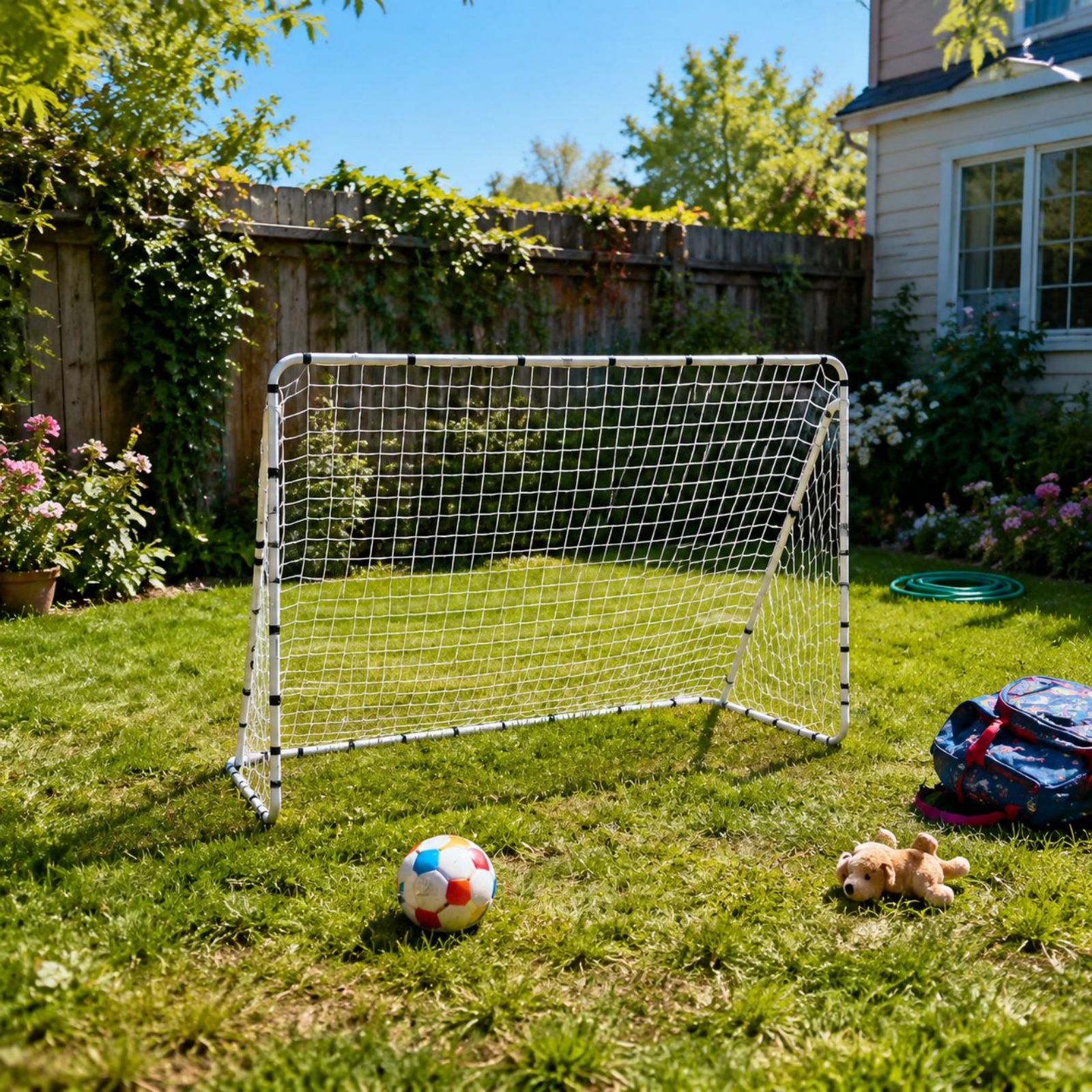 Steel Soccer Goal Indoor Outdo - Outdoor Sports Net review and price
