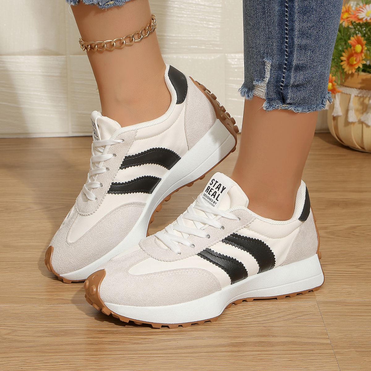 Women Sneakers Spring New Casu - Outdoor Sport With Sticks review and price