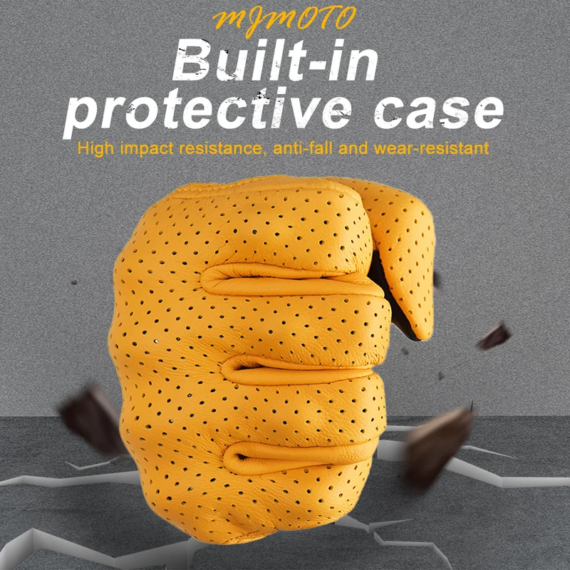 MJMOTO New Yellow Retro Motorc - Horse Riding Glove review and price
