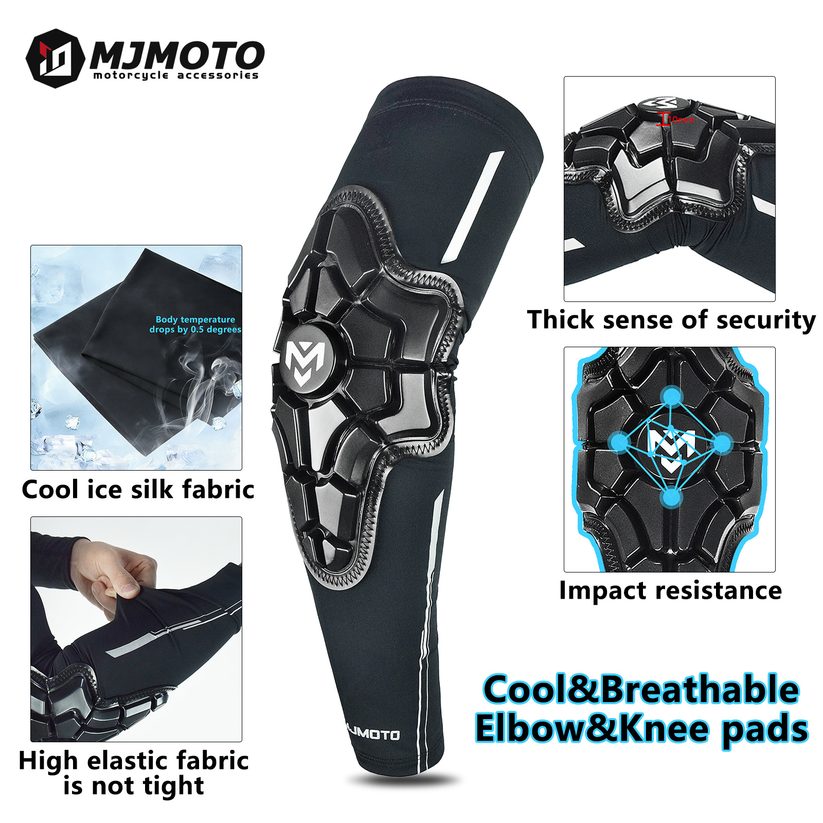 Summer Ice Silk Motocross Elbo - Mtb Elbow Pad review and price