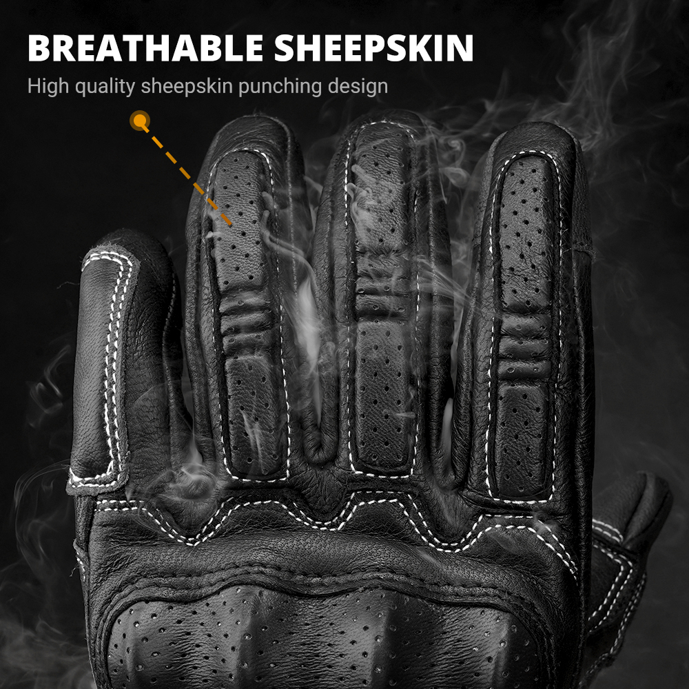New Motorcycle Retro Leather G - Horse Riding Glove review and price